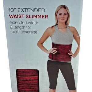 Zone Training 10" Extended Waist Slimmer Belt Pink Multi One Size New